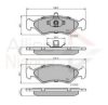 COMLINE ADB0876 Brake Pad Set, disc brake